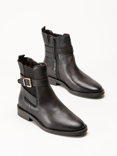 Tamaris - Mörkbruna Jodphur boots