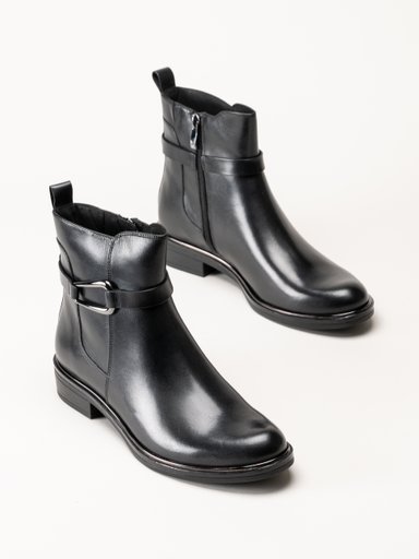Caprice - Svarta jodphur boots