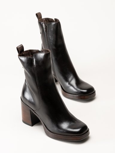 Mjus - Mörkbruna boots