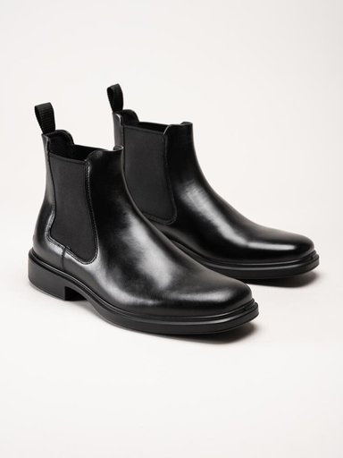 Ecco - Helsinki 2 M - Svarta chelsea boots i skinn