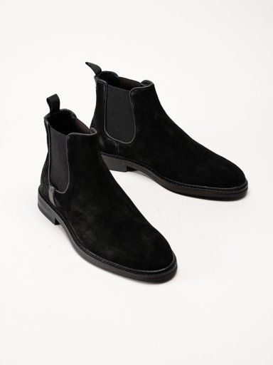 Gant Footwear - Bidford Chelsea Boot - Svarta chelsea boots i mocka