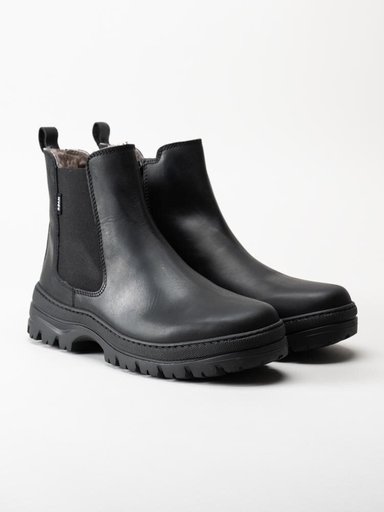 Ilves - Ilves Riksgränsen - Svarta broddkängor i oljat skinn