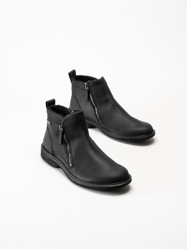 Ecco - Turn - Svarta fodrade boots