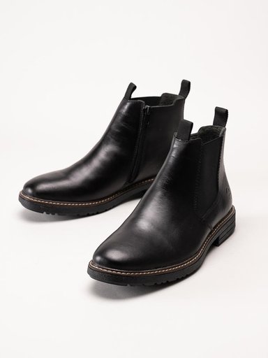 Rieker - Svarta fodrade boots