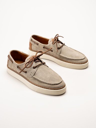 Strömberg - Riviera - Beige lågskor i mocka
