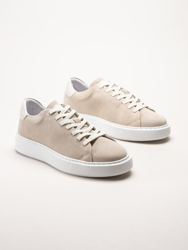 Johnny Bulls - Beige sneakers i mocka