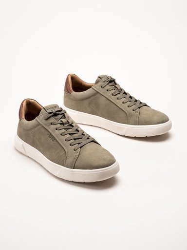 Tamaris Men - Gröna sneakers i nubuck