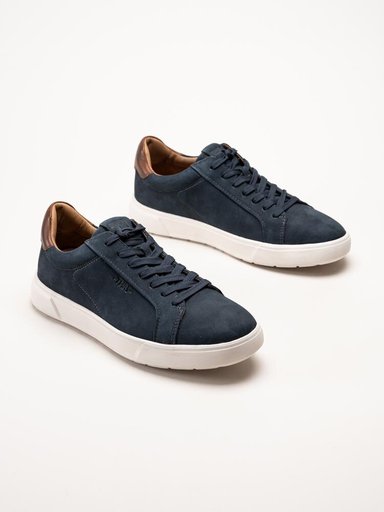 Tamaris Men - Blå sneakers i nubuck