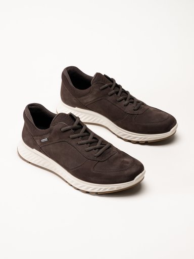 Ecco - Exostride Low GTX - Bruna promenadskor med Gore-Tex