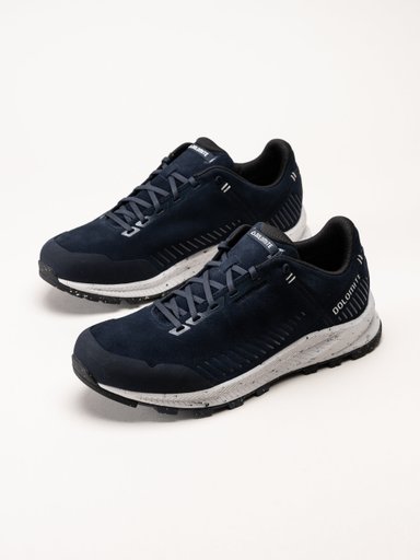 Dolomite - Carezza Leather WP Ms - Blå promenadskor i mocka