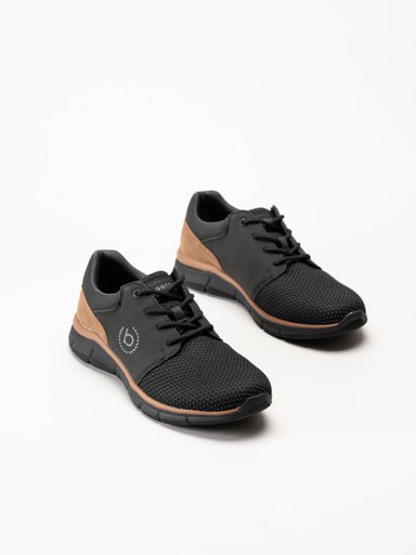 Bugatti - Soa - Svarta sneakers i textil