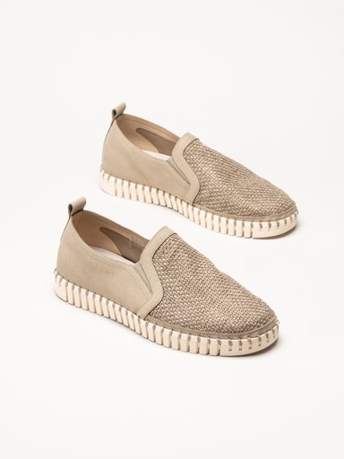 Ilse Jacobsen - Tulip Men - Beige slip on skor