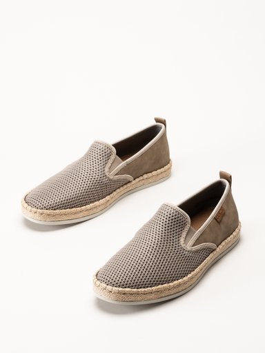 Rieker - Beige slip on sko