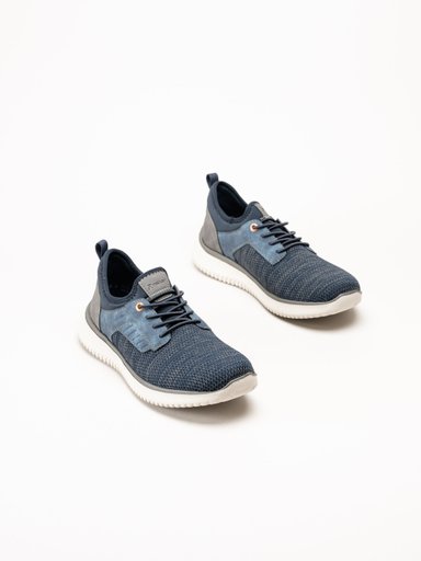 Rieker - Blå slip on sneakers