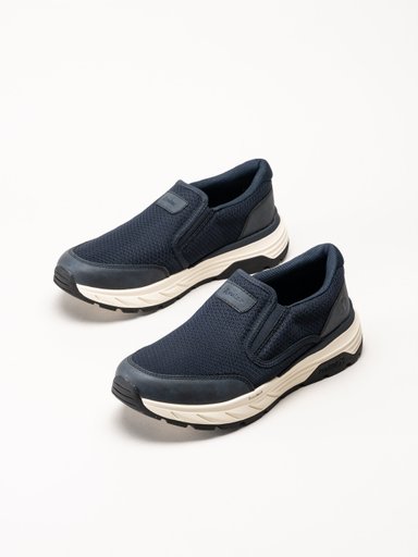 Rieker - Marinblå slip on sneakers