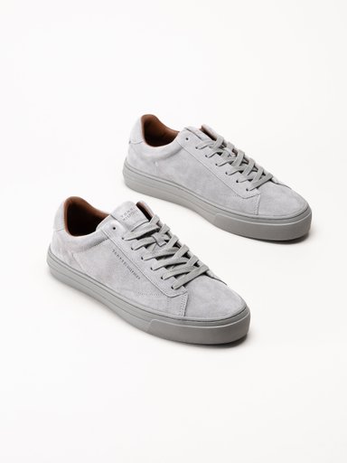 Tommy Hilfiger - Park Premium - Grå sneakers i mocka