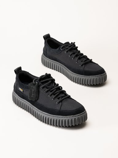 Clarks - Torhill Lace - Svarta snörskor