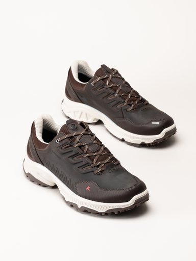 Ecco - Receptor - Mörkbruna sneakers