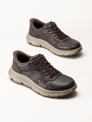 Skechers - Garza Ultra - Tyrell - Mörkbruna sneakers