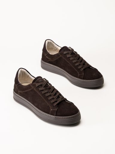 Johnny Bulls - Mörkbruna sneakers
