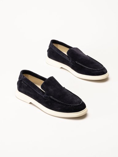 Gant Footwear - Boery - Mörkblå loafers i mocka