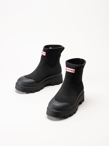 Hunter - Unisex Elements Neoprene - Svarta låga gummistövlar