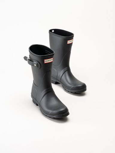 Hunter - Womens Original Short - Svarta korta gummistövlar