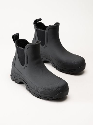Tretorn - Garpa Pile - Svarta låga fodrade gummistövlar