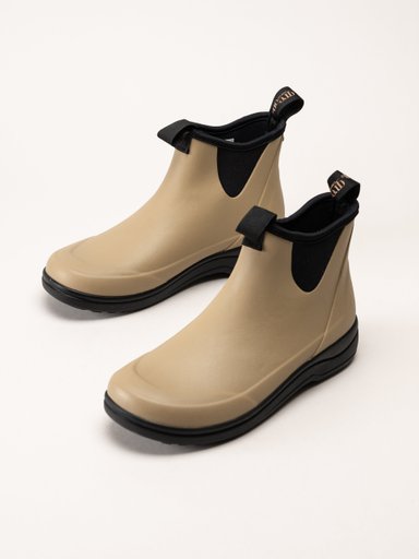 Green Comfort - Rain Rafaell - Beiga låga gummistövlar