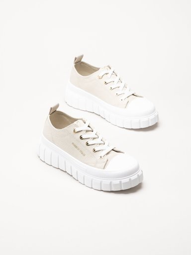 Marco Tozzi - Beige chunky sneakers