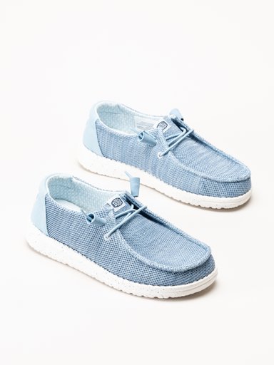 Hey Dude - Wendy - Ljusblå snörskor