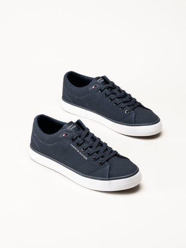 Tommy Hilfiger - Harlem Core II CVS - Mörkblå låga tygskor