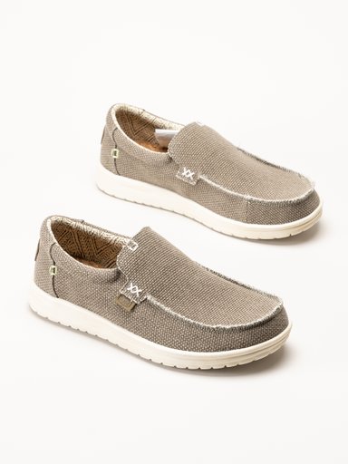Hey Dude - Mikka Braided - Beige slip on skor