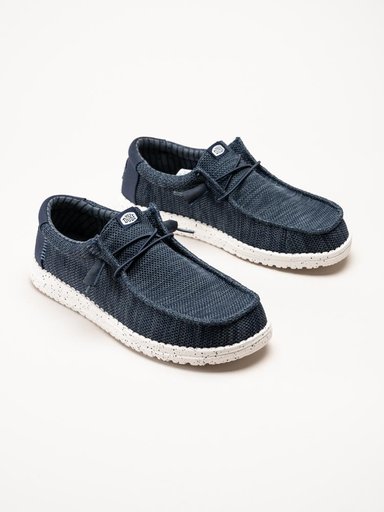 Hey Dude - Wally Strech Sox - Marinblå slip on skor