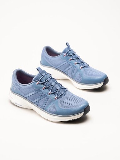 Skechers - DLux Comfort 2.0 - Blå sportiga sneakers