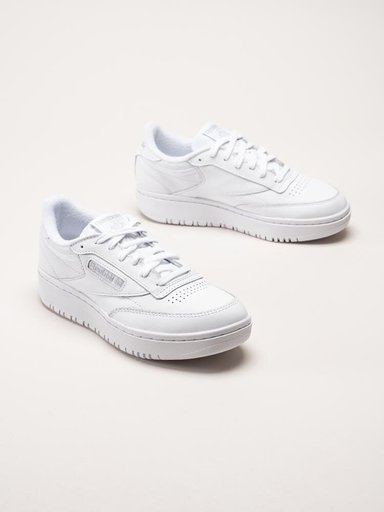 Reebok - Club C Double - Vita sneakers i skinn