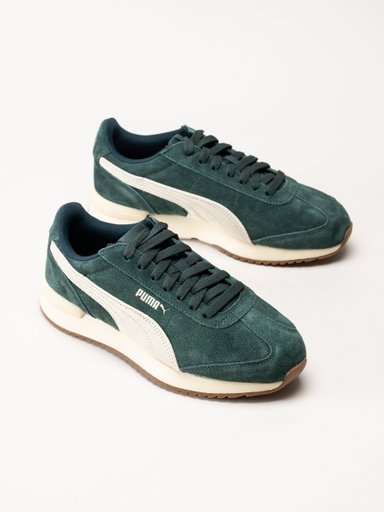 Puma - R78 Wind Sd - Gröna sneakers i mocka