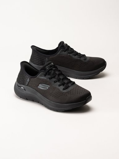 Skechers - Arch Fit 2.0 - Morning Mist - Svarta vattentäta slip-ins sportskor
