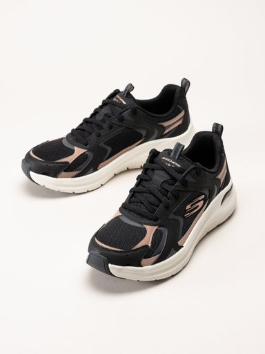 Skechers - Arch Fit 2.0 - Vintage Lux - Svarta sportiga sneakers