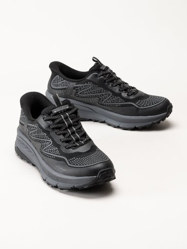 Skechers - Slip-Ins Switch Back - Mist - Svarta slip-ins sportskor