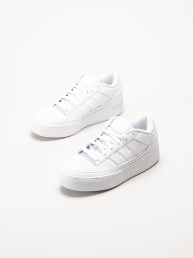 Adidas - Break Start Bold W - Vita sneakers i skinnimitation