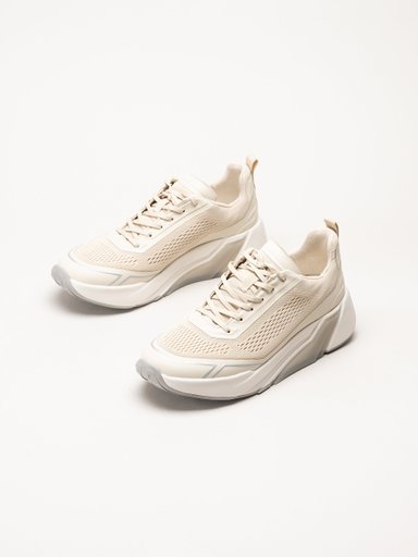 Gabor - Beige sneakers i mesh