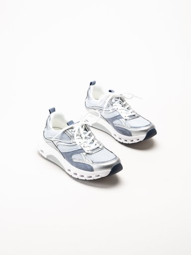 Gabor - Ljusblå sneakers i mesh