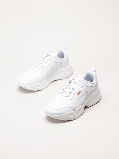 Puma - Cassia 2.0 - Vita sneakers i skinnimitation
