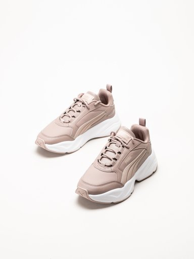 Puma - Cassia 2.0 - Rosa sneakers i skinnimitation