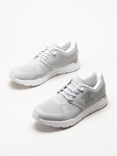 Rieker - Ljusgrå sneakers i mesh