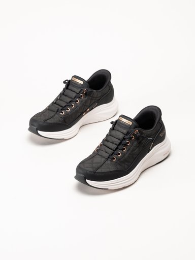 Skechers - Contour Foam Golden Hour - Svarta slip-ins sneakers