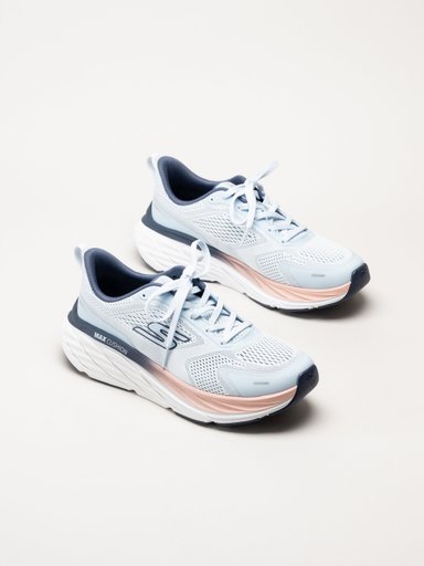 Skechers - Max Cushioning Elite 3 - Ljusblå sportskor i mesh