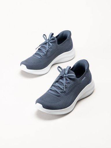Skechers - Ultra Flex 4.0 - Svarta slip ins sneakers