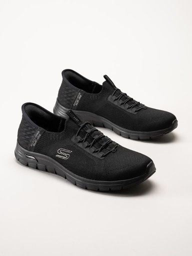 Skechers - Arch Fit Vista - Svarta slip-ins sneakers
